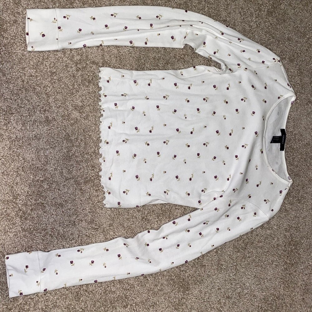 flower long sleeve shirt